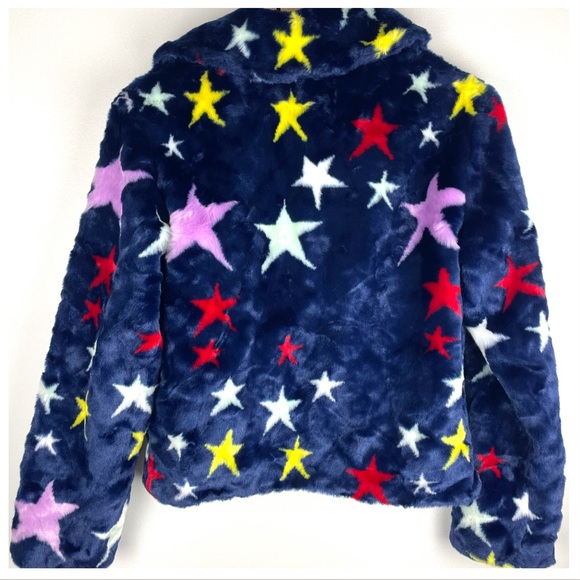 ASOS Faux Fur ⭐️ Star Jacket is such a vibe! - Picture 4 of 6